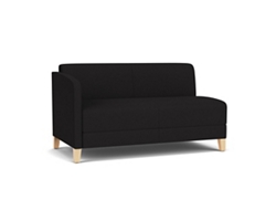 Social Right Arm Loveseat in Standard Upholstery