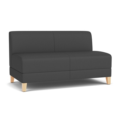 Social Armless Loveseat in Standard Upholstery