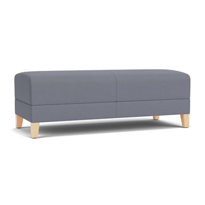 Social Two Seat Bench in Standard Upholstery