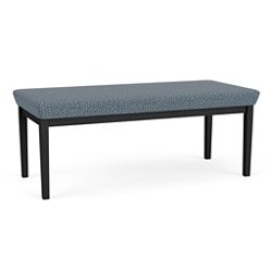New Castle Steel 2 Seat Bench with Designer Upholstery