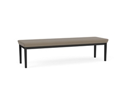 New Castle Steel 3 Seat Bench with Standard Upholstery