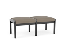New Castle Wood 2 Seat Bench with Standard Upholstery