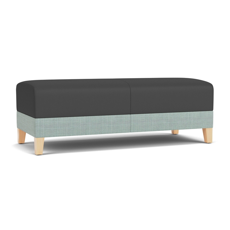 Social Two Seat Bench in Premium Upholstery