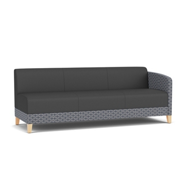 Social Left Arm Sofa in Premium Upholstery