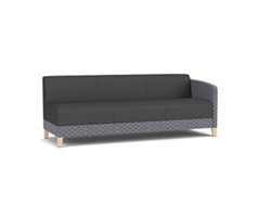 Social Left Arm Sofa in Premium Upholstery