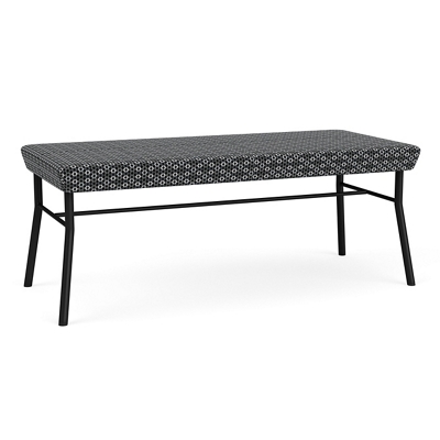 Mingle 2 Seat Bench in Premium Fabric Upholstery