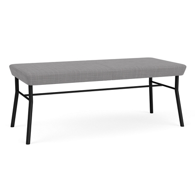 Mingle 2 Seat Bench in Premium Vinyl Upholstery