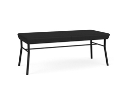Mingle 2 Seat Bench in Standard Upholstery