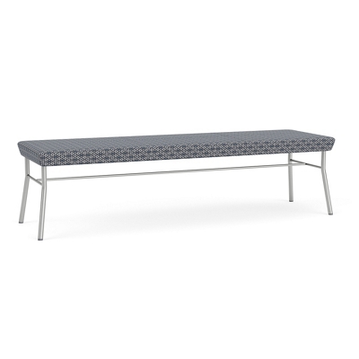 Mingle 3 Seat Bench in Premium Fabric Upholstery