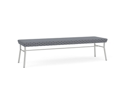 Mingle 3 Seat Bench in Premium Fabric Upholstery