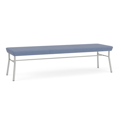 Mingle 3 Seat Bench in Premium Vinyl Upholstery