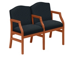 Heavy-Duty Fabric Traditional Two Seater
