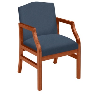 Traditional Guest Chair in Heavy Duty Upholstery
