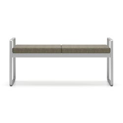 Foundry Fabric Two Seat Bench