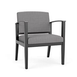 Mason Street Wood Oversized Guest Chair in Premium Upholstery