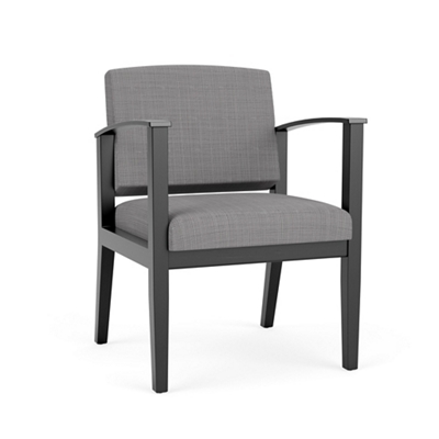 Mason Street Wood Guest Chair in Premium Upholstery