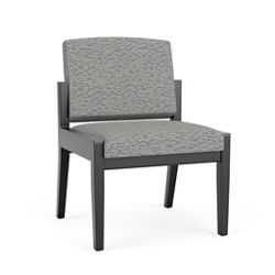 Mason Street Wood Armless Guest Chair in Standard Upholstery