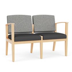 Mason Street Wood 2 Seat Sofa in Standard Upholstery