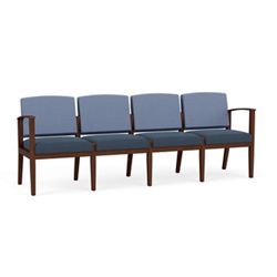 Mason Street Wood 4 Seat Sofa in Premium Upholstery
