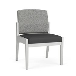 Mason Street Steel Armless Guest Chair In Standard Upholstery