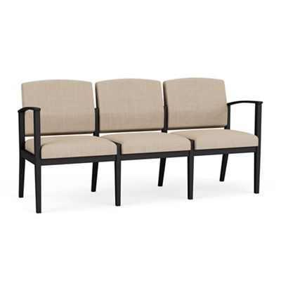 Mason Street Steel 3 Seat Sofa in Premium Upholstery