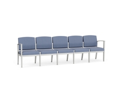 Mason Street Steel 5 Seat Sofa In Premium Upholstery