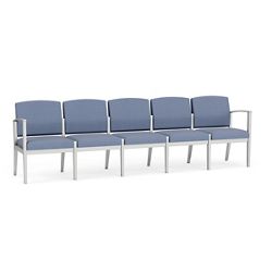 Mason Street Steel 5 Seat Sofa In Premium Upholstery