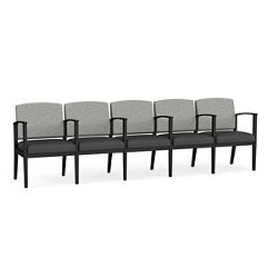 Mason Street Steel 5-Seater With Center Arms In Standard Upholstery