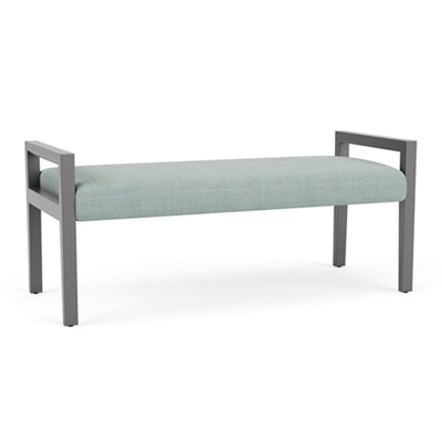 Hampton Two Seat Bench in Designer Upholstery