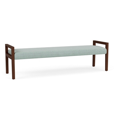 Hampton Three Seat Bench in Designer Upholstery