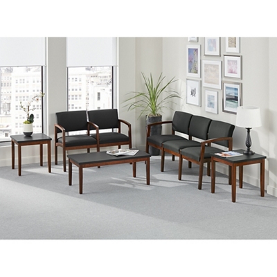 New Castle Five Piece Reception Set - Wood Frame