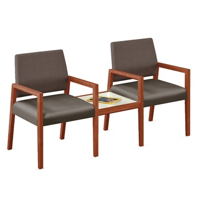 Hampton Seating 2 Chairs with Center Table