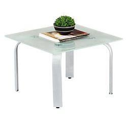 Symphony Glass End Table 16"H