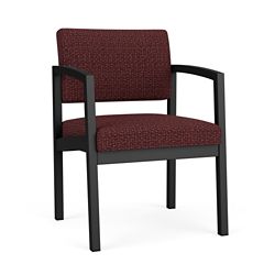 New Castle Steel Guest Chair with Designer Upholstery