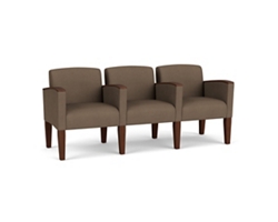 Three Seat Sofa in Print Fabric or Vinyl