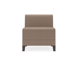 Social Armless Guest Chair in Standard Upholstery