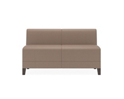 Social Armless Loveseat in Standard Upholstery