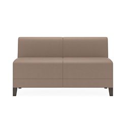 Fremont Fabric Armless Guest Loveseat