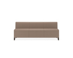 Social Armless Sofa in Standard Upholstery