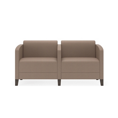 Fremont Fabric Two Seater with Center Arm