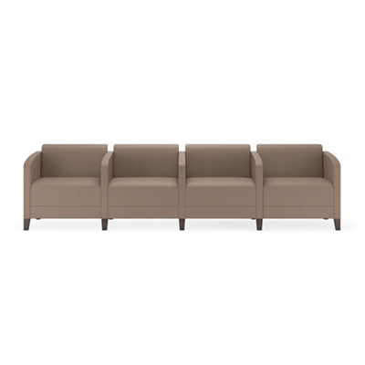 Fremont Fabric Four Seater with Center Arms