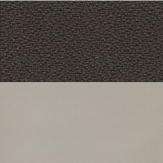 Coffee Bean Fabric Back/Concrete Vinyl Seat
