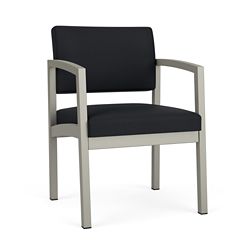 New Castle Steel Guest Chair with Standard Upholstery