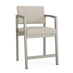 New Castle Steel Hip Chair with Designer Upholstery