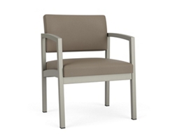 New Castle Steel Guest Chair with Designer Upholstery