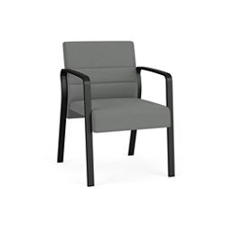 Waterfall Guest Chair in Standard Fabric, 4-Leg Base
