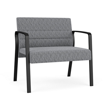 Waterfall Bariatric Chair in Designer Upholstery,  4-leg Base