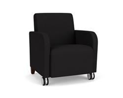 Guest Chair with Casters in Standard Fabric