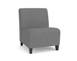Oversized Armless Guest Chair in Standard Fabric