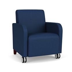 Vinyl Guest Chair with Casters